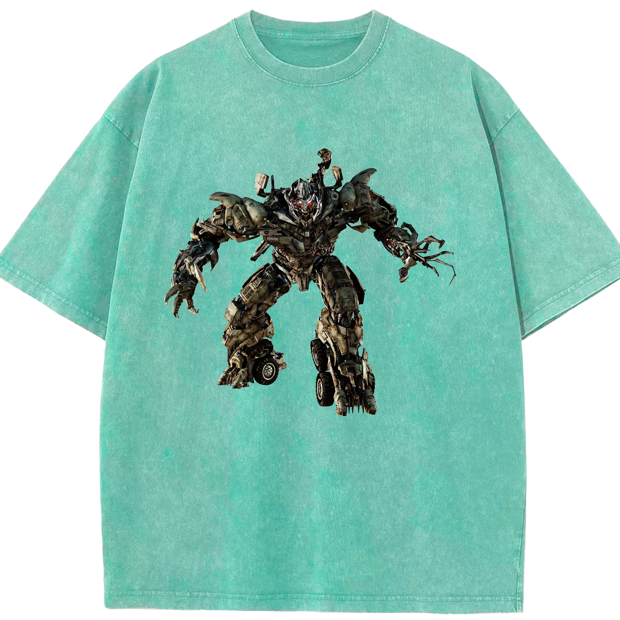 （画像用） Transformers トランスフォーマー 綿100% ヴィンテージ風 半袖Tシャツ（フロントプリント）